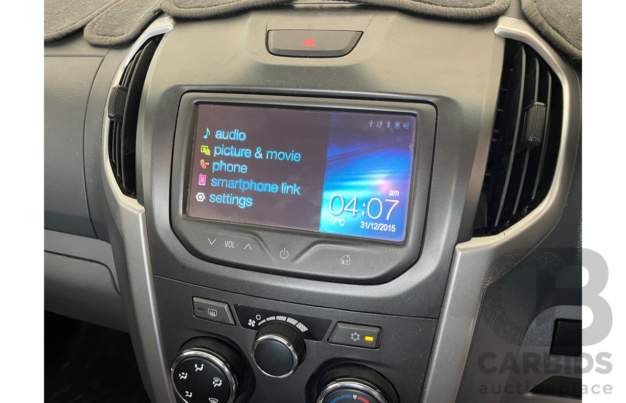 3/2016 Holden Colorado LS (4x4) RG MY15 C/Chas White 2.8L