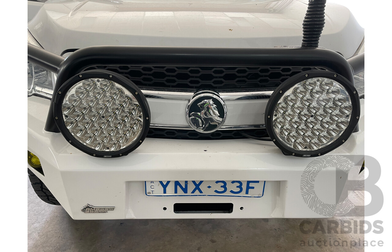 3/2016 Holden Colorado LS (4x4) RG MY15 C/Chas White 2.8L