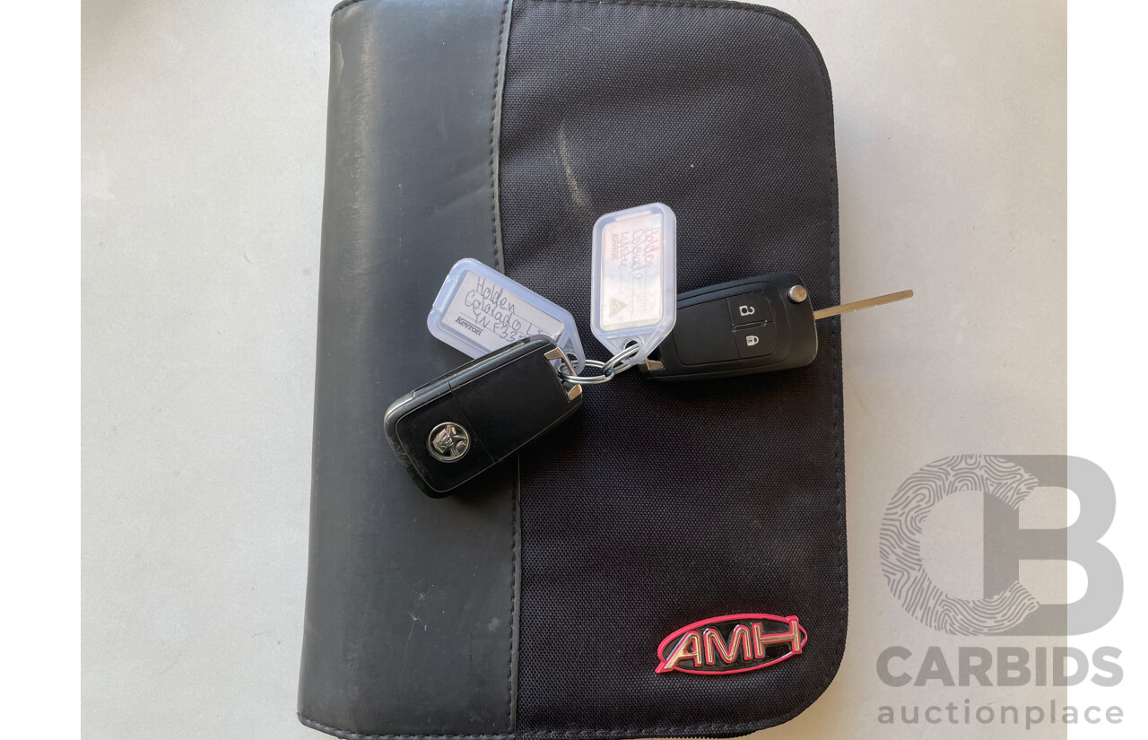 3/2016 Holden Colorado LS (4x4) RG MY15 C/Chas White 2.8L