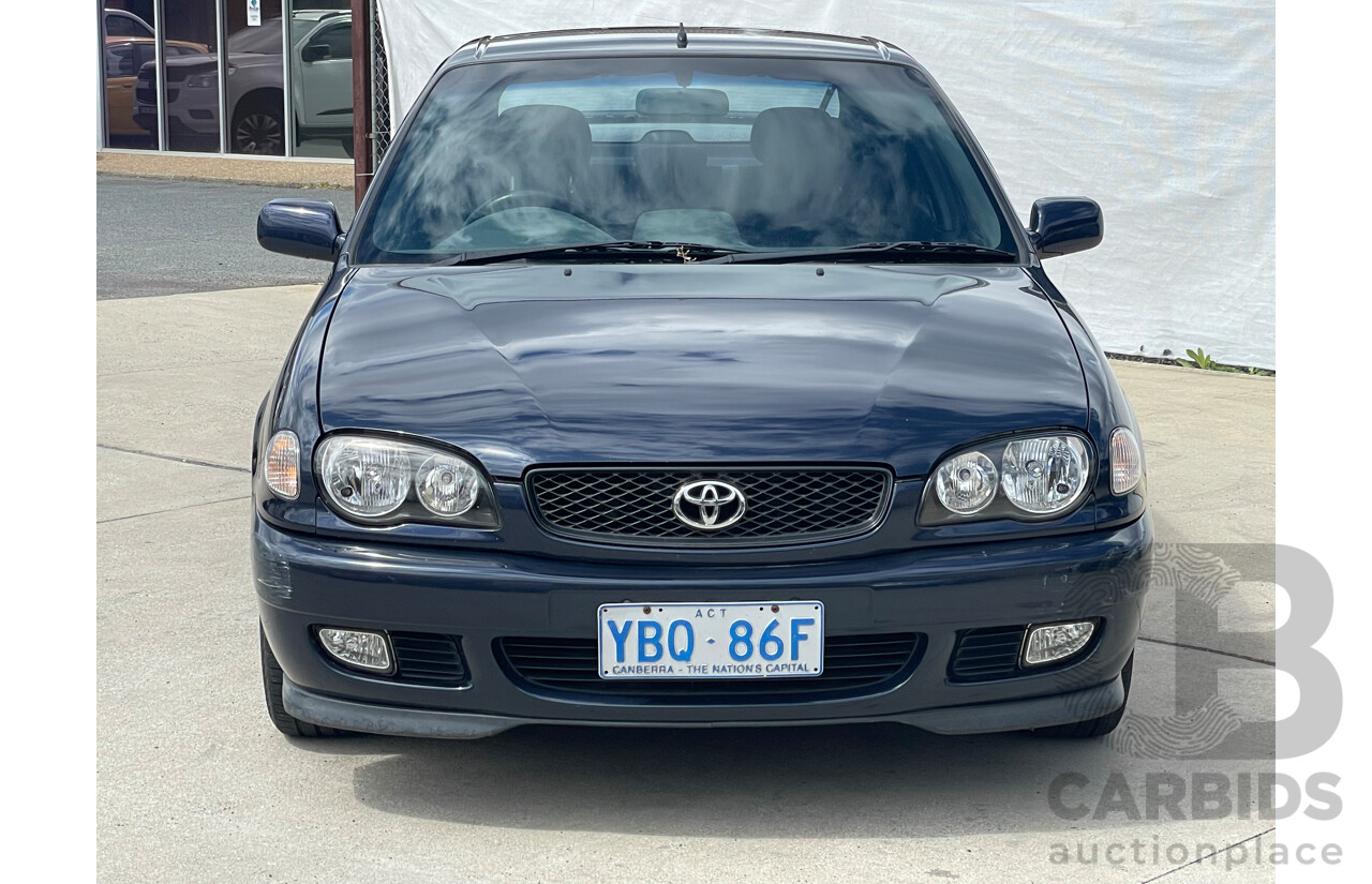6/2000 Toyota Corolla Levin SECA AE112R 5d Liftback Blue 1.8L