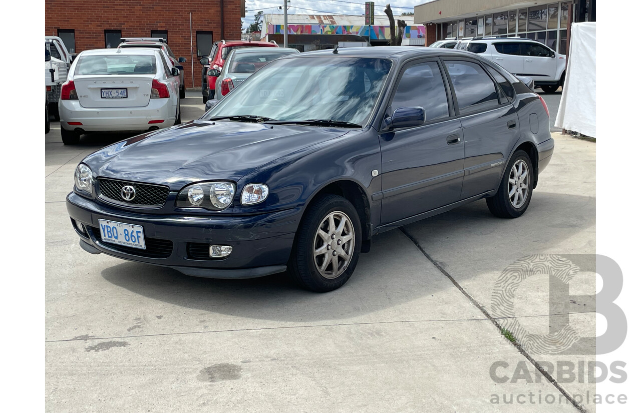 6/2000 Toyota Corolla Levin SECA AE112R 5d Liftback Blue 1.8L