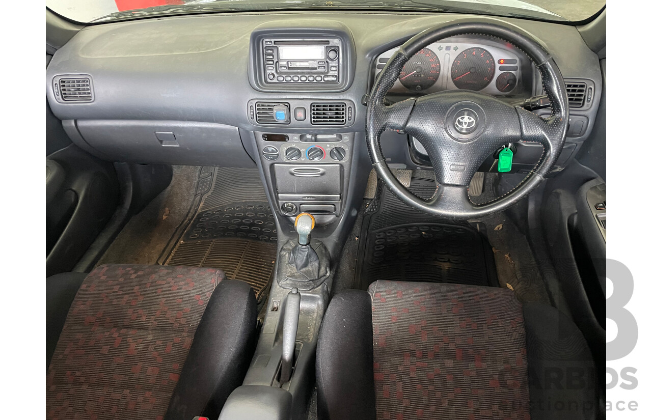 6/2000 Toyota Corolla Levin SECA AE112R 5d Liftback Blue 1.8L