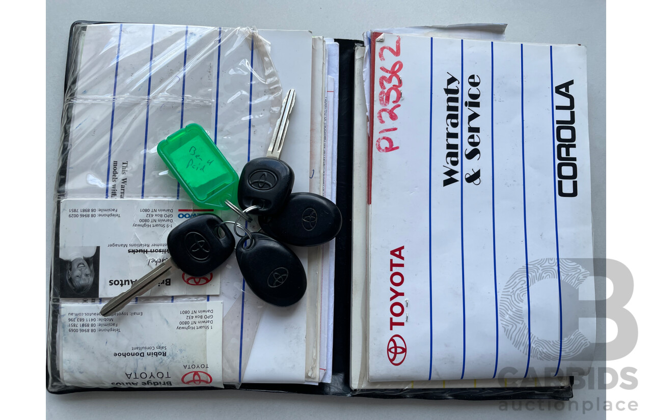 6/2000 Toyota Corolla Levin SECA AE112R 5d Liftback Blue 1.8L