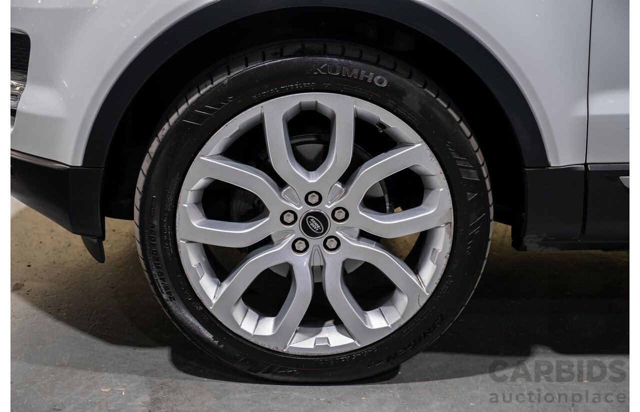 5/2013 Land Rover Range Rover Evoque SD4 PURE LV MY13 5d Wagon Fuji White Turbo Diesel 2.2L