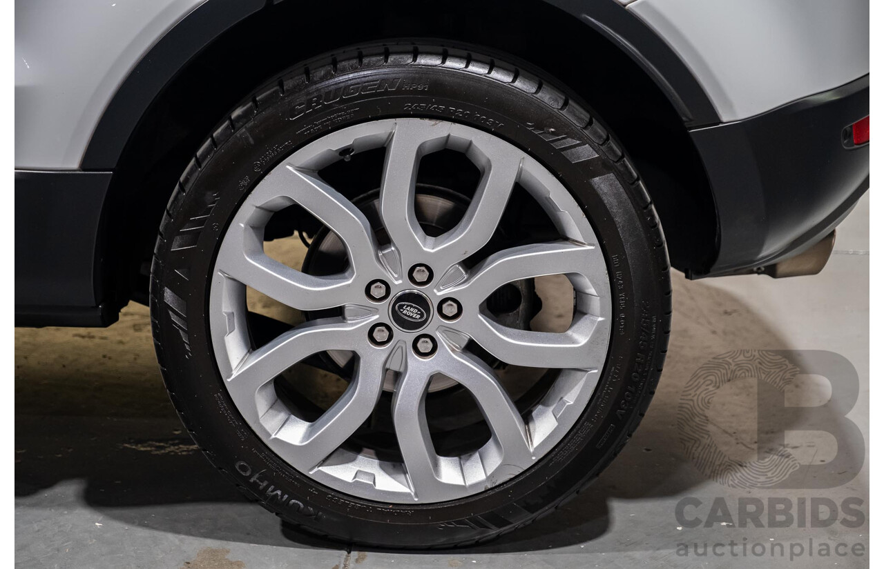 5/2013 Land Rover Range Rover Evoque SD4 PURE LV MY13 5d Wagon Fuji White Turbo Diesel 2.2L