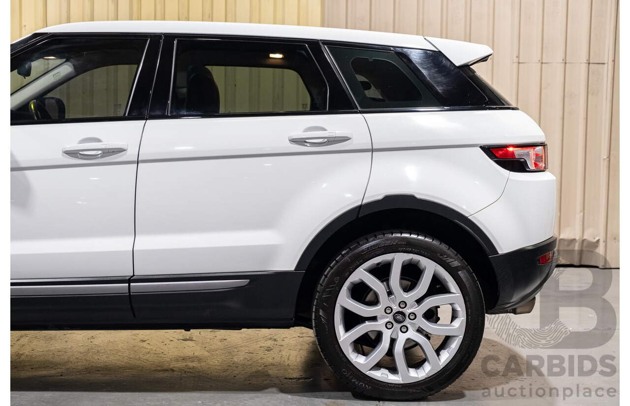 5/2013 Land Rover Range Rover Evoque SD4 PURE LV MY13 5d Wagon Fuji White Turbo Diesel 2.2L
