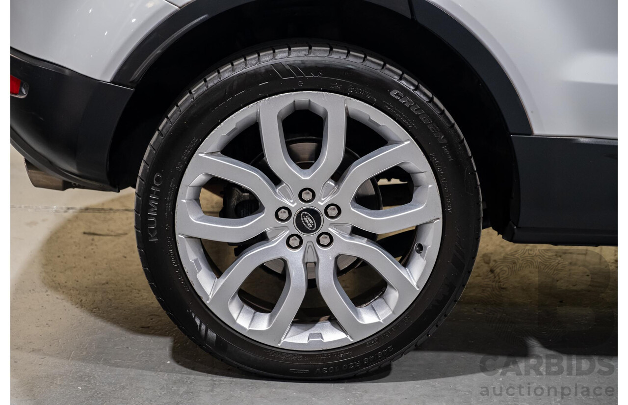 5/2013 Land Rover Range Rover Evoque SD4 PURE LV MY13 5d Wagon Fuji White Turbo Diesel 2.2L
