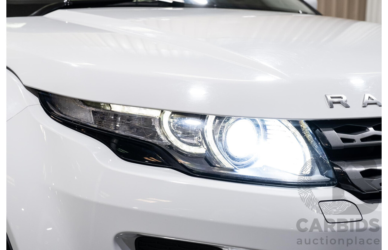 5/2013 Land Rover Range Rover Evoque SD4 PURE LV MY13 5d Wagon Fuji White Turbo Diesel 2.2L