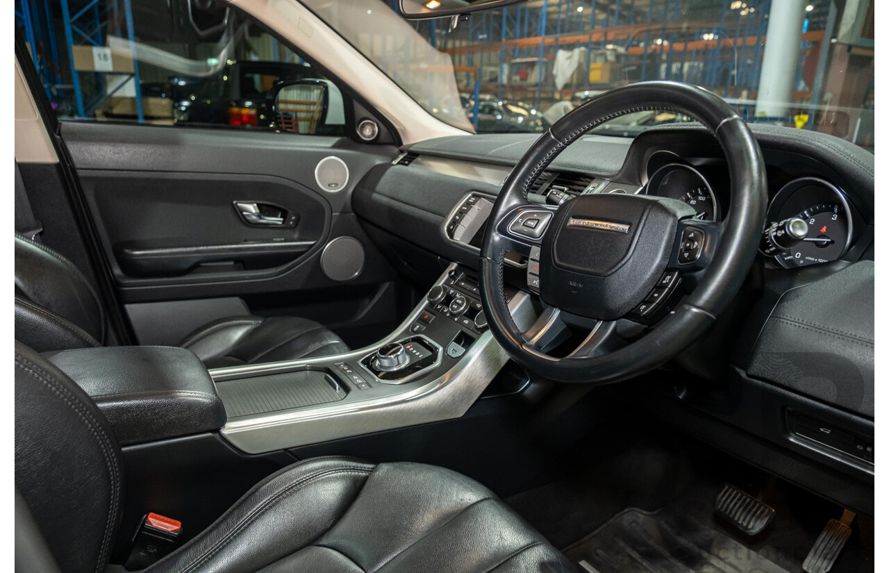 5/2013 Land Rover Range Rover Evoque SD4 PURE LV MY13 5d Wagon Fuji White Turbo Diesel 2.2L