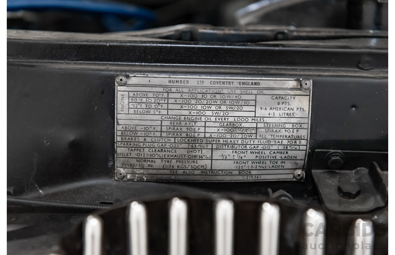 1/1965 Humber Vogue 4d Sedan Dark Green 1.6L