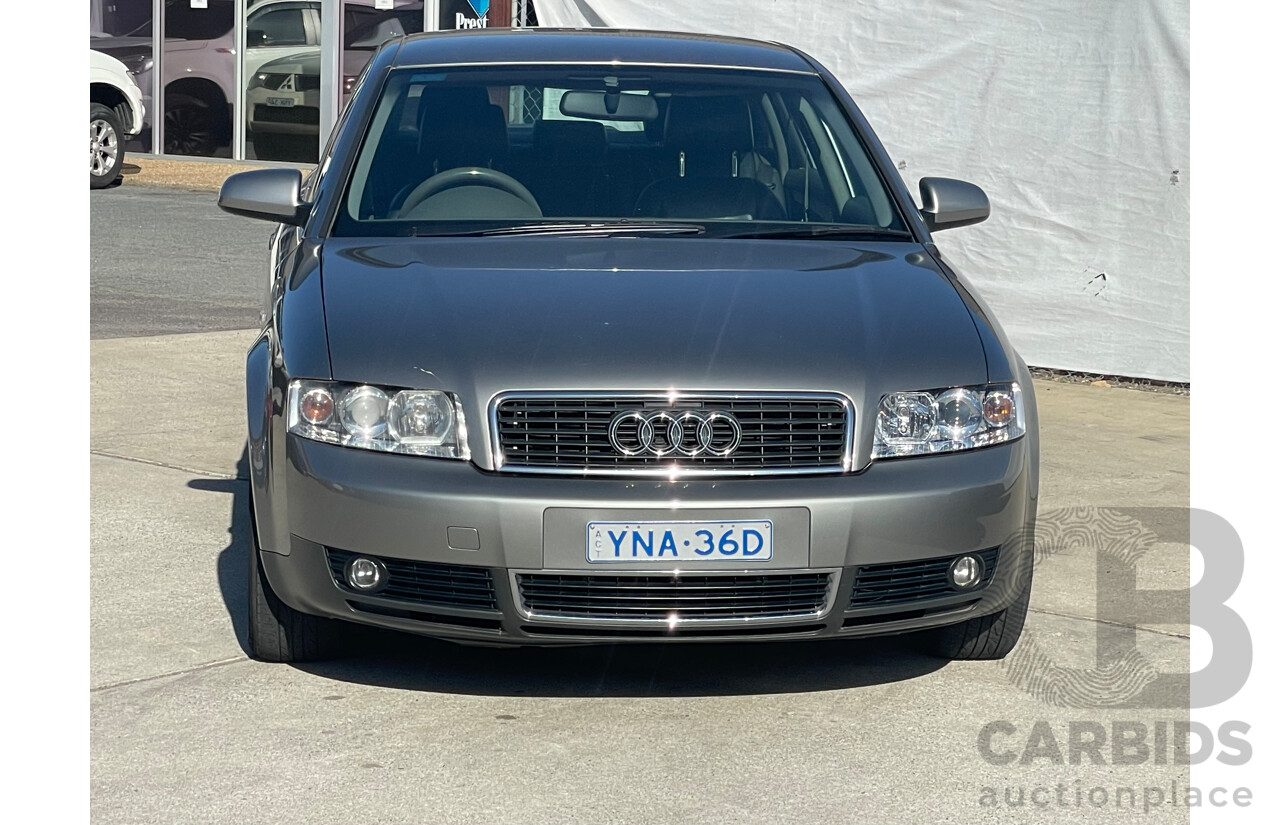 8/2003 Audi A4 2.0 B6 4d Sedan Silver 2.0L
