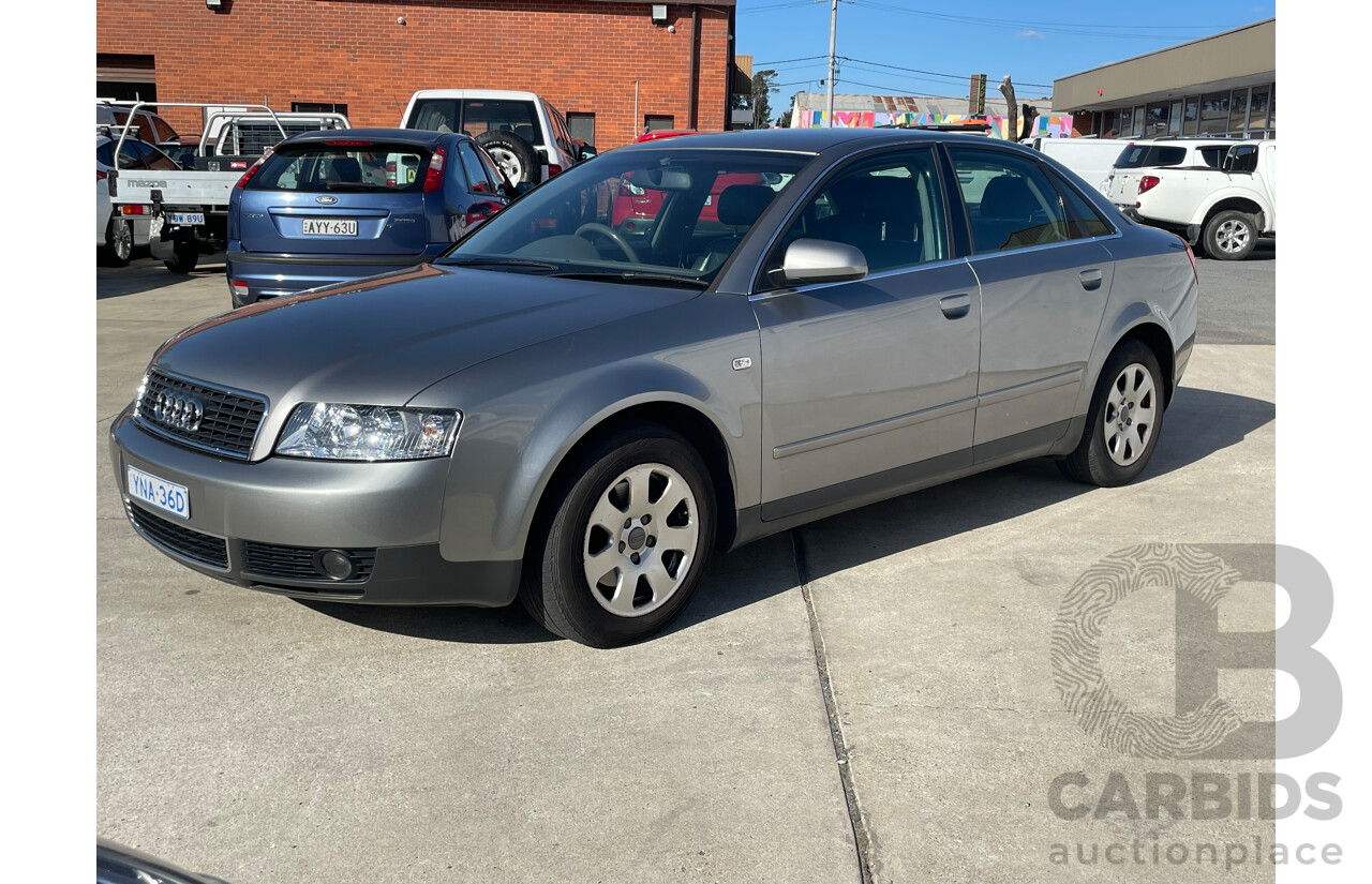 8/2003 Audi A4 2.0 B6 4d Sedan Silver 2.0L