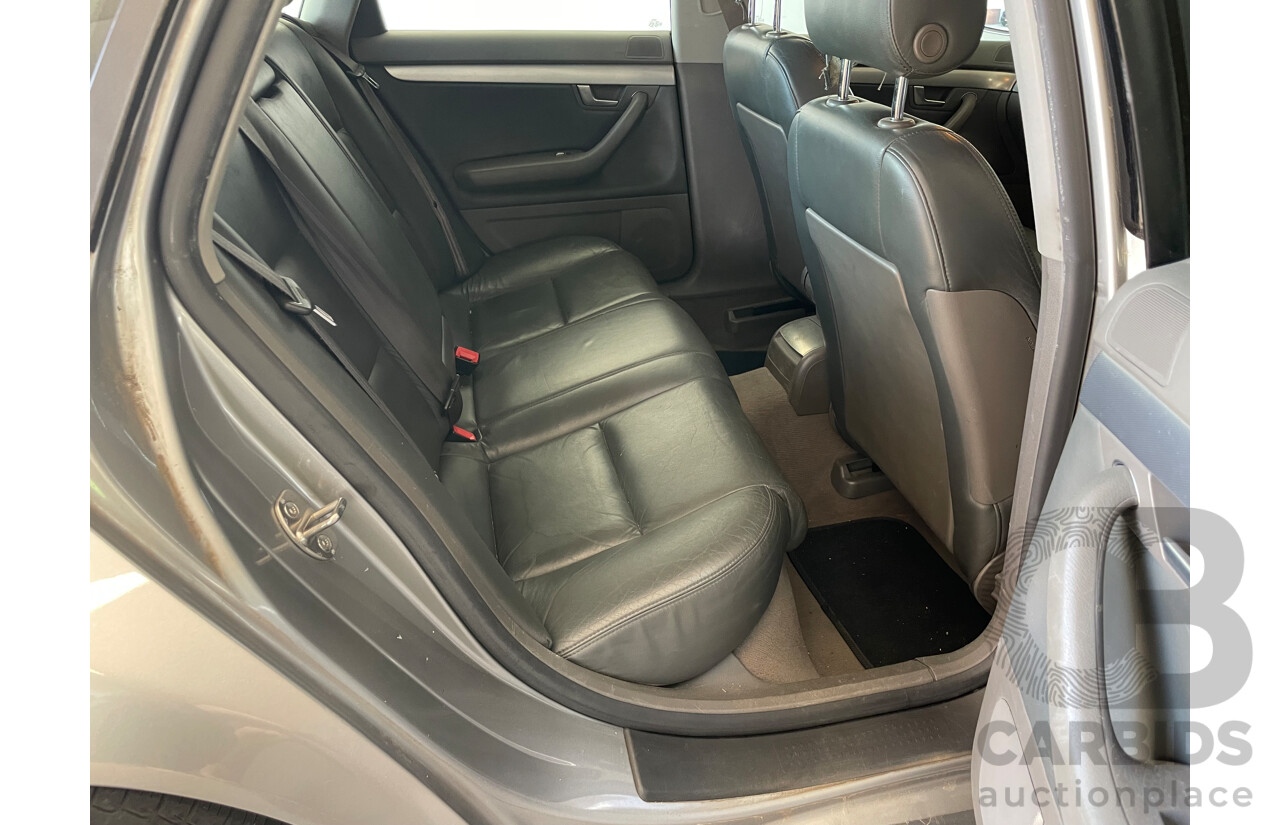 8/2003 Audi A4 2.0 B6 4d Sedan Silver 2.0L