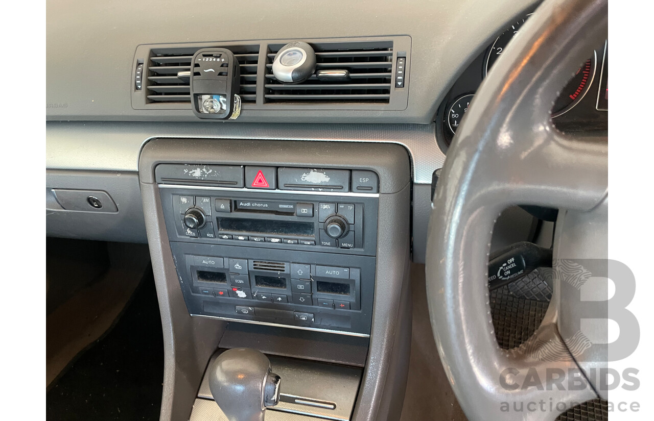 8/2003 Audi A4 2.0 B6 4d Sedan Silver 2.0L