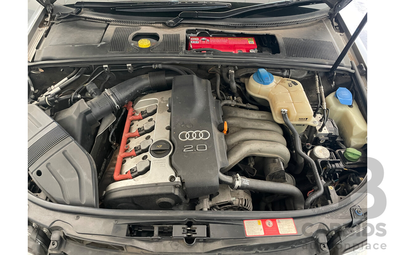 8/2003 Audi A4 2.0 B6 4d Sedan Silver 2.0L