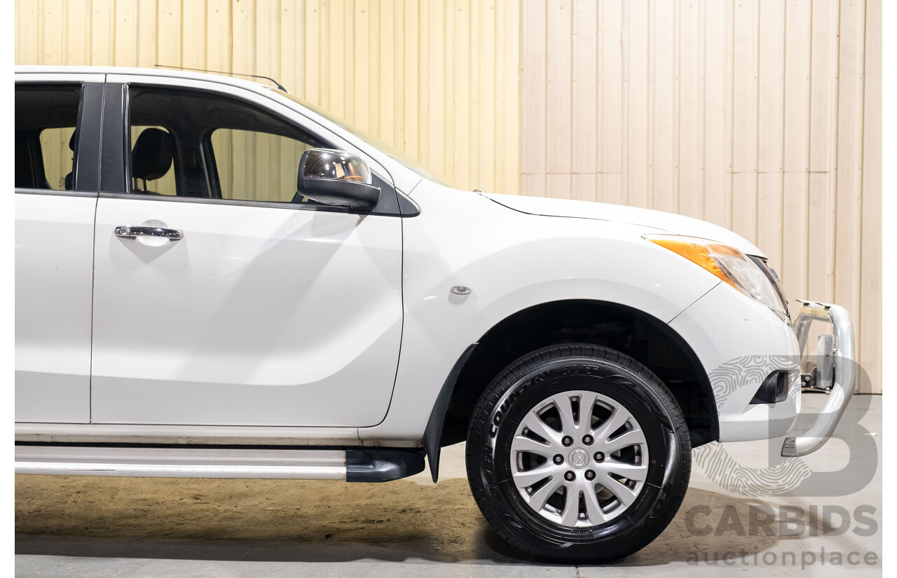 4/2014 Mazda BT-50 GT (4x4) MY13 Dual Cab Utility White Turbo Diesel 3.2L