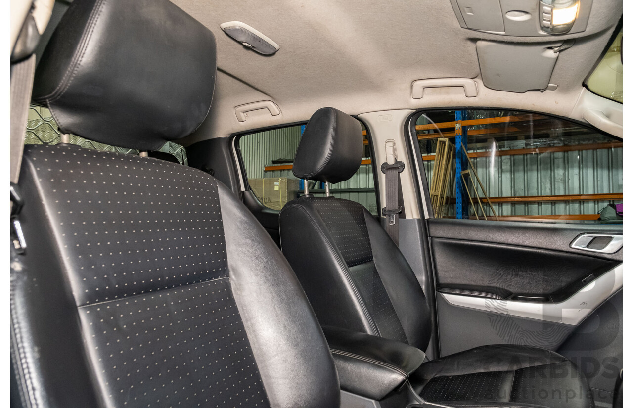 4/2014 Mazda BT-50 GT (4x4) MY13 Dual Cab Utility White Turbo Diesel 3.2L