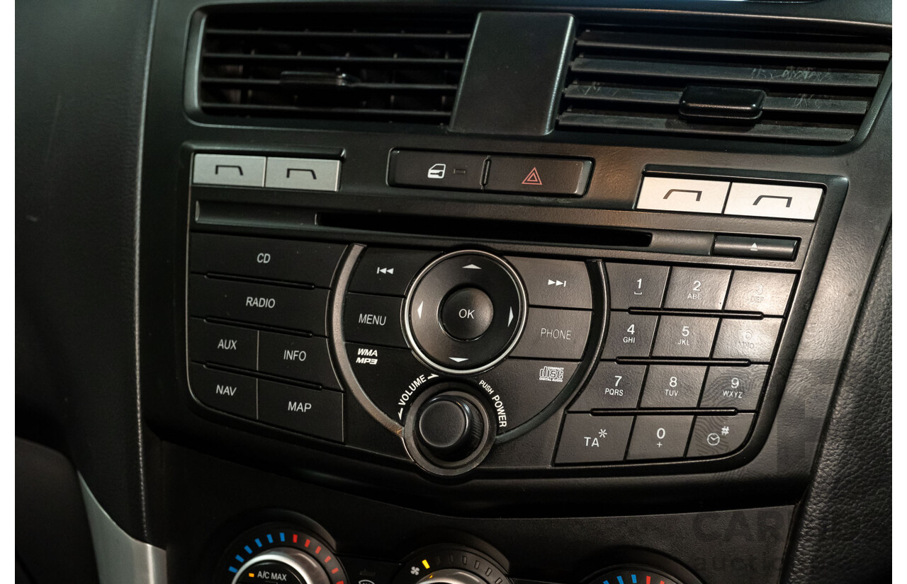 4/2014 Mazda BT-50 GT (4x4) MY13 Dual Cab Utility White Turbo Diesel 3.2L