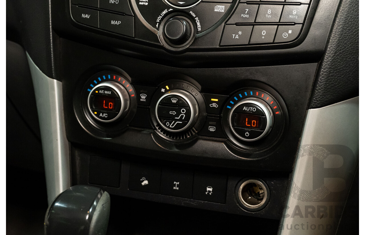 4/2014 Mazda BT-50 GT (4x4) MY13 Dual Cab Utility White Turbo Diesel 3.2L