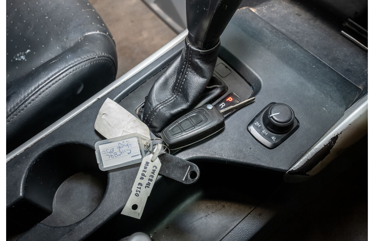 4/2014 Mazda BT-50 GT (4x4) MY13 Dual Cab Utility White Turbo Diesel 3.2L