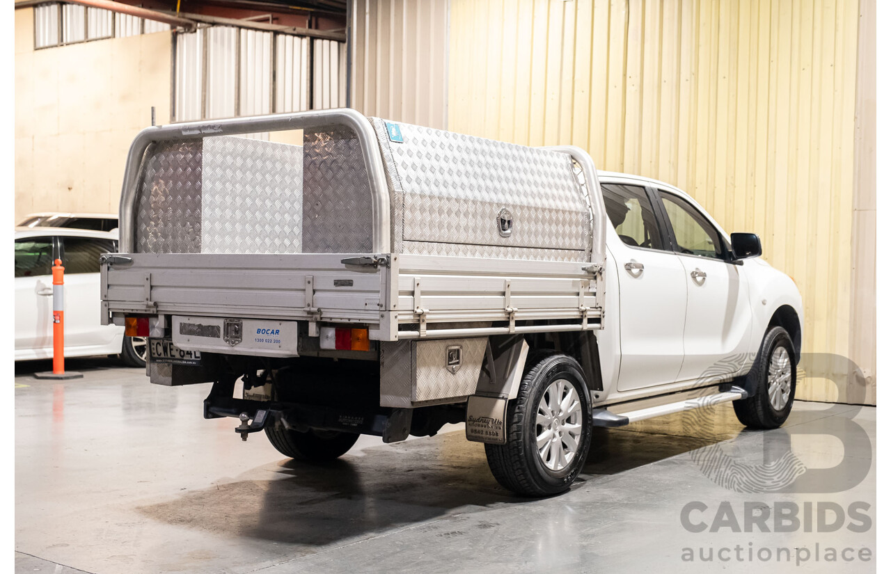 4/2014 Mazda BT-50 GT (4x4) MY13 Dual Cab Utility White Turbo Diesel 3.2L