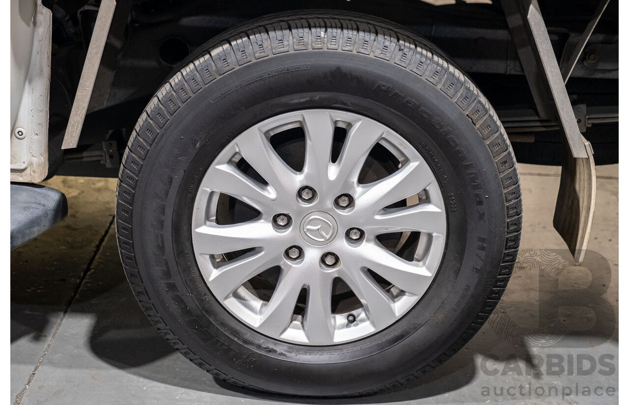 4/2014 Mazda BT-50 GT (4x4) MY13 Dual Cab Utility White Turbo Diesel 3.2L