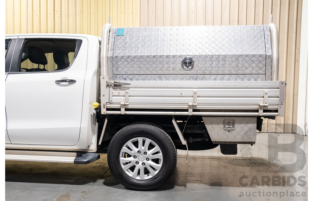 4/2014 Mazda BT-50 GT (4x4) MY13 Dual Cab Utility White Turbo Diesel 3.2L