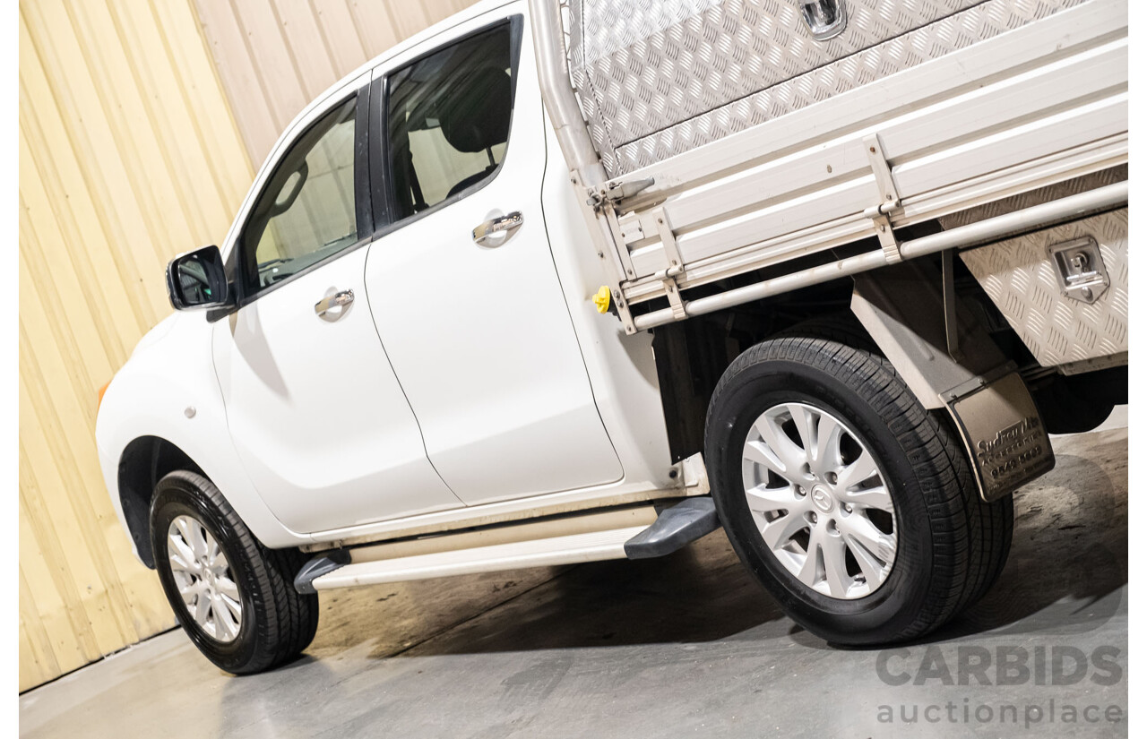 4/2014 Mazda BT-50 GT (4x4) MY13 Dual Cab Utility White Turbo Diesel 3.2L