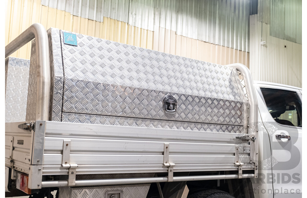 4/2014 Mazda BT-50 GT (4x4) MY13 Dual Cab Utility White Turbo Diesel 3.2L