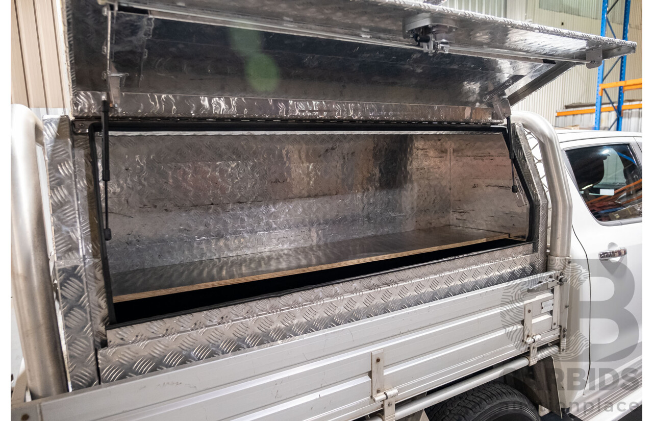 4/2014 Mazda BT-50 GT (4x4) MY13 Dual Cab Utility White Turbo Diesel 3.2L