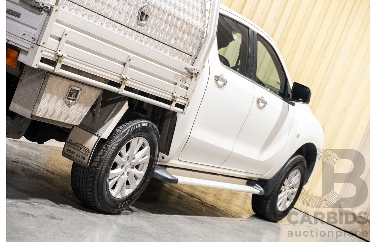 4/2014 Mazda BT-50 GT (4x4) MY13 Dual Cab Utility White Turbo Diesel 3.2L