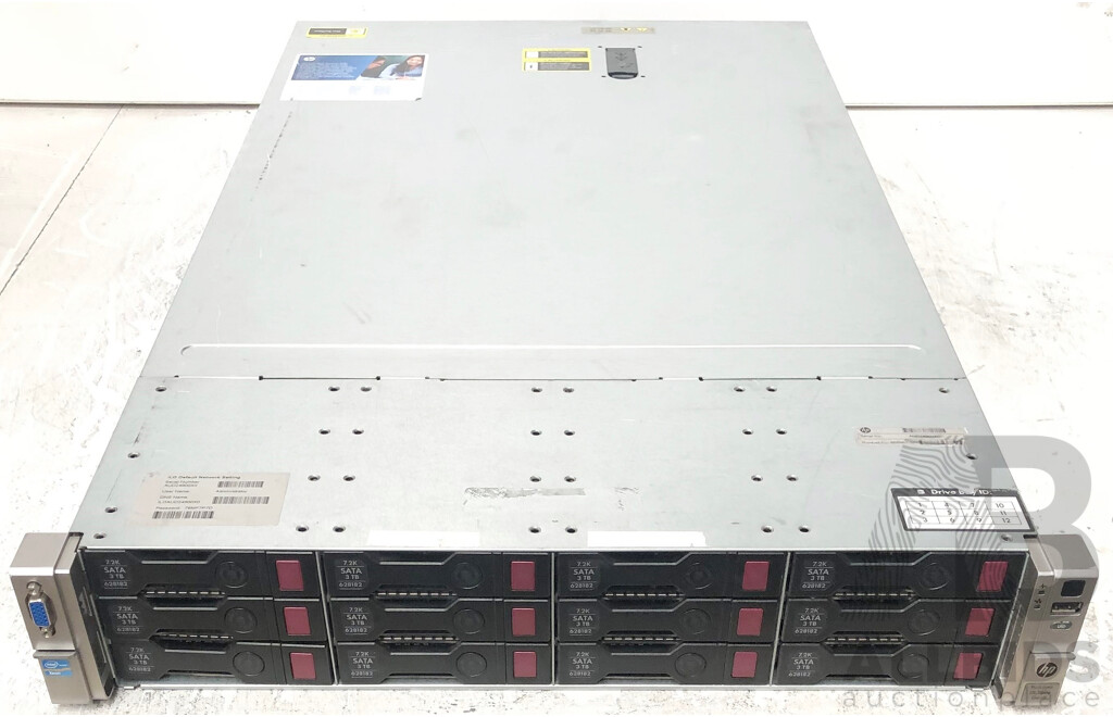HP ProLiant DL380e Gen8 Dual Intel Xeon (E5-2420) 1.90GHz-2.40GHz 6-Core CPU 2RU Server w/ 48GB DDR3