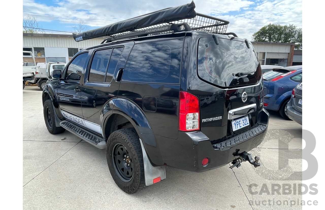 1/2007 Nissan Pathfinder ST-L (4x4) R51 MY07 4d Wagon Black 2.5L