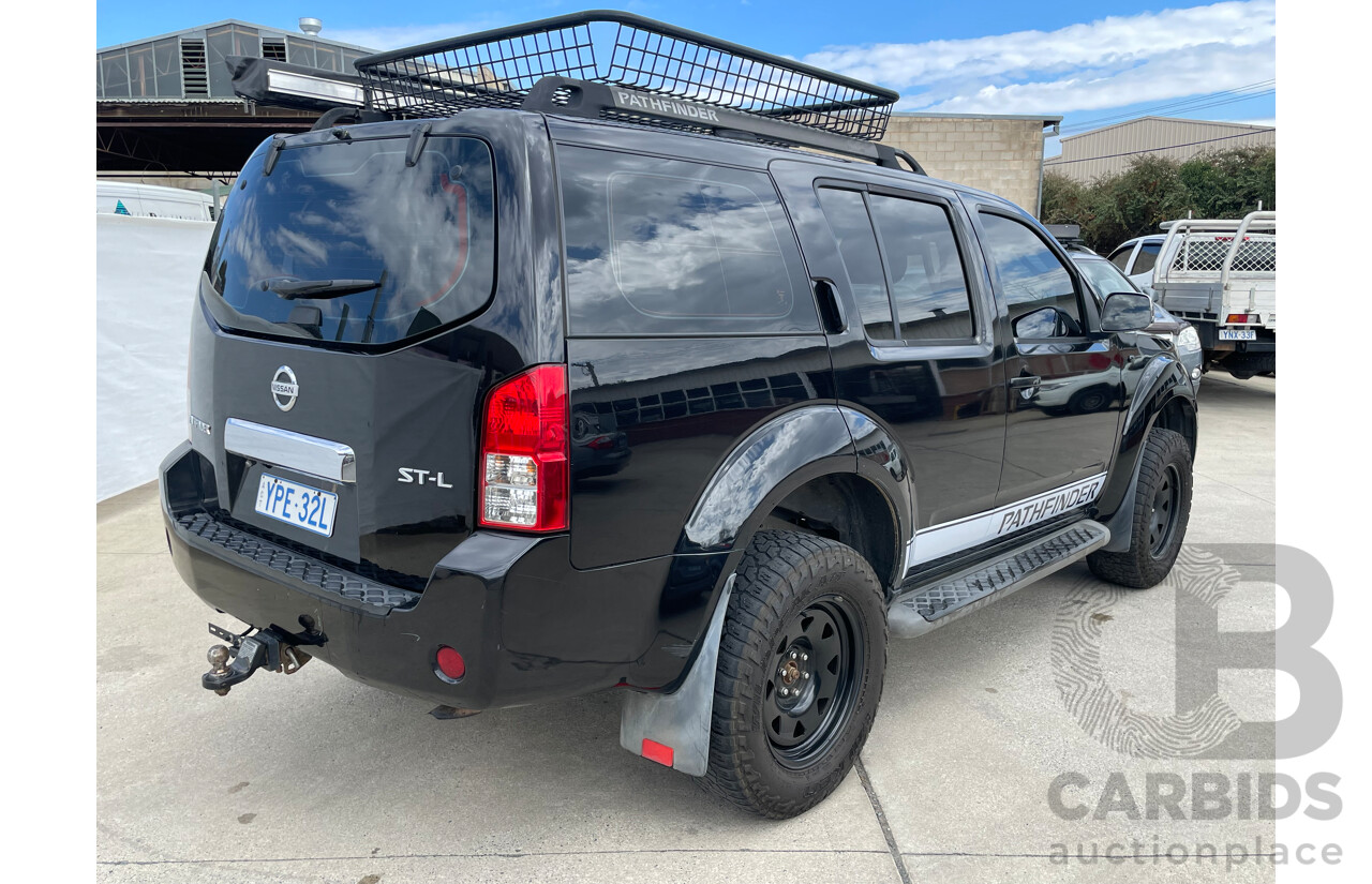 1/2007 Nissan Pathfinder ST-L (4x4) R51 MY07 4d Wagon Black 2.5L
