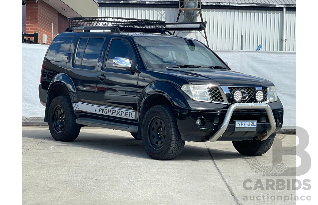 1/2007 Nissan Pathfinder ST-L (4x4) R51 MY07 4d Wagon Black 2.5L