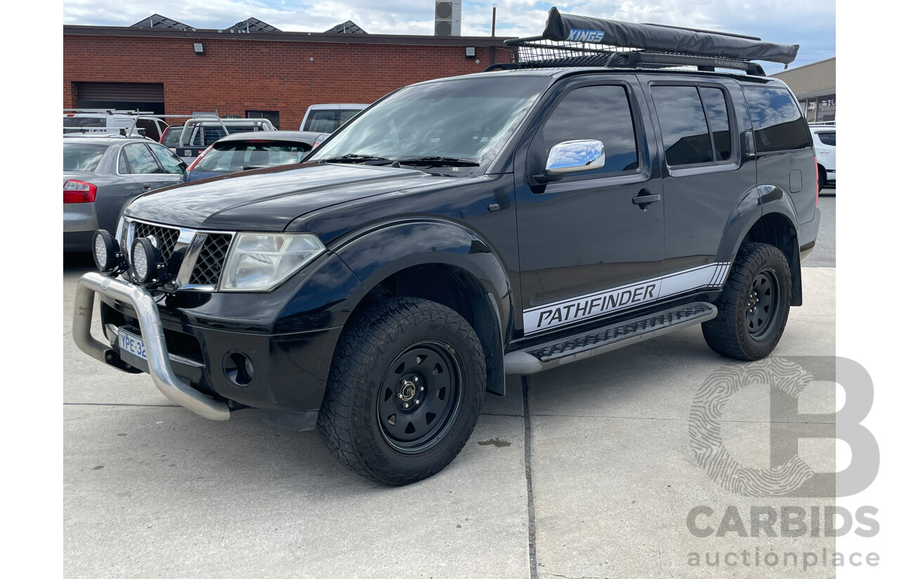 1/2007 Nissan Pathfinder ST-L (4x4) R51 MY07 4d Wagon Black 2.5L