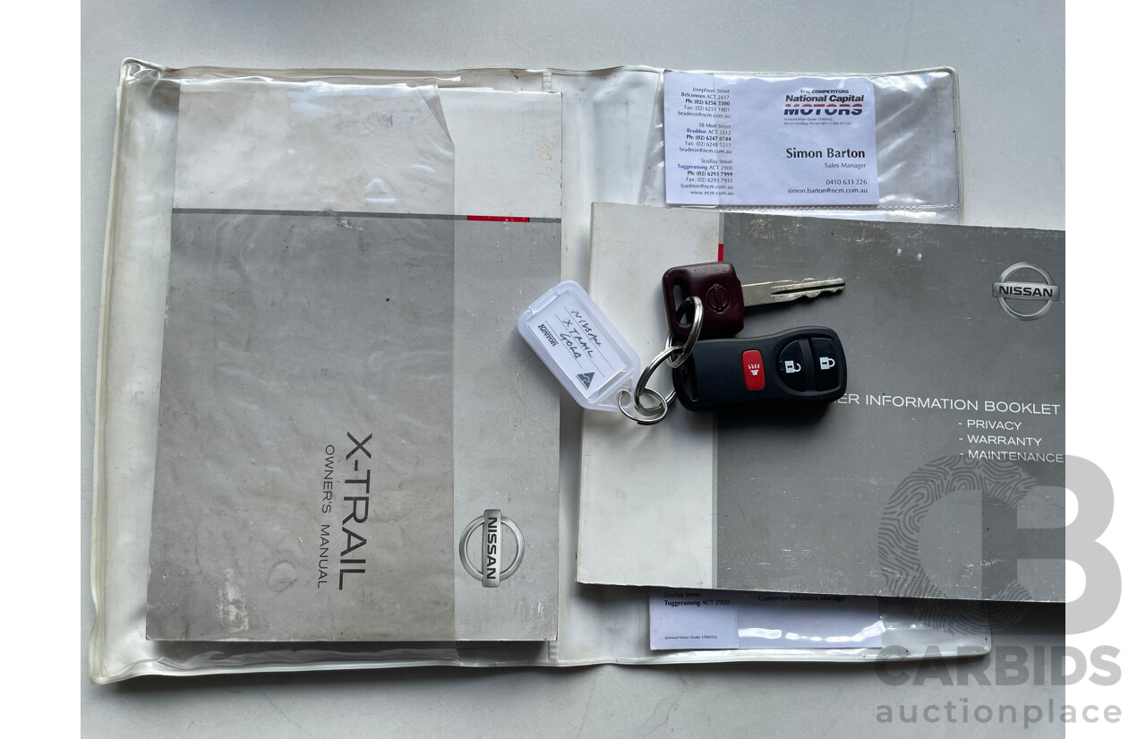 6/2004 Nissan X-Trail ST (4x4) T30 4d Wagon Gold 2.5L