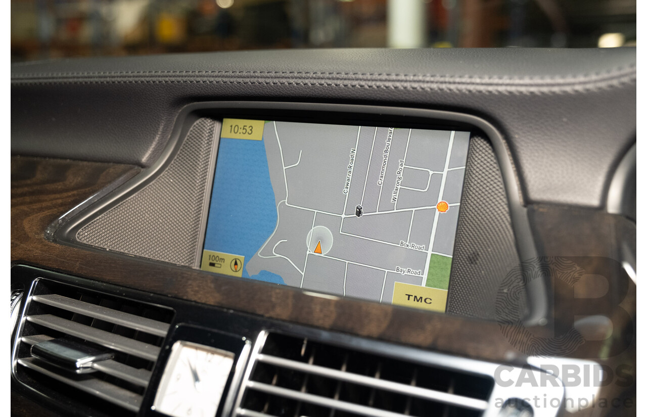 7/2012 Mercedes Benz CLS 350 CDI BE 218 AMG Pack 4d Coupe Iridium Silver Metallic Turbo Diesel V6 3.0L