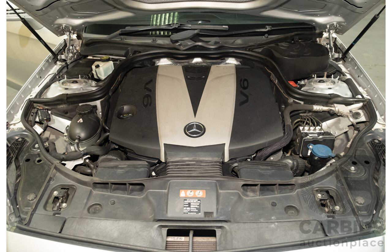 7/2012 Mercedes Benz CLS 350 CDI BE 218 AMG Pack 4d Coupe Iridium Silver Metallic Turbo Diesel V6 3.0L