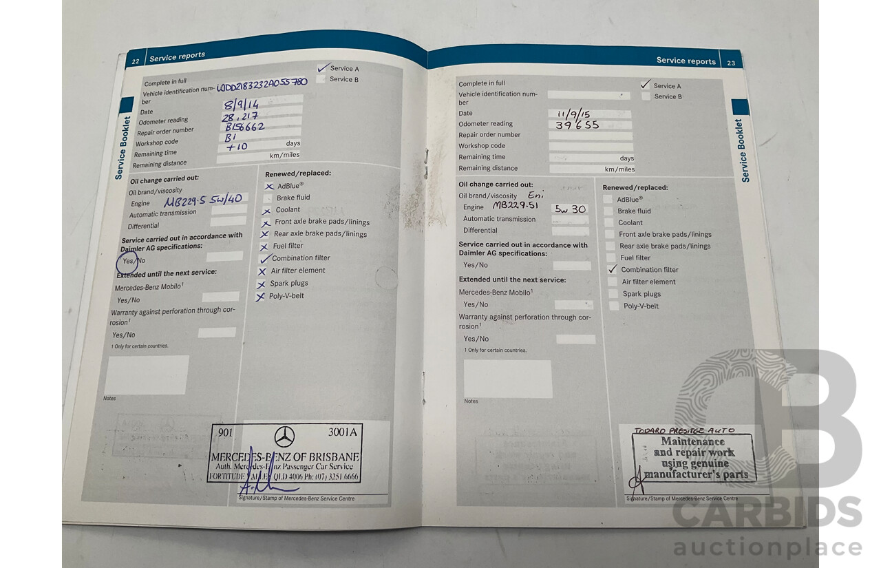 7/2012 Mercedes Benz CLS 350 CDI BE 218 AMG Pack 4d Coupe Iridium Silver Metallic Turbo Diesel V6 3.0L