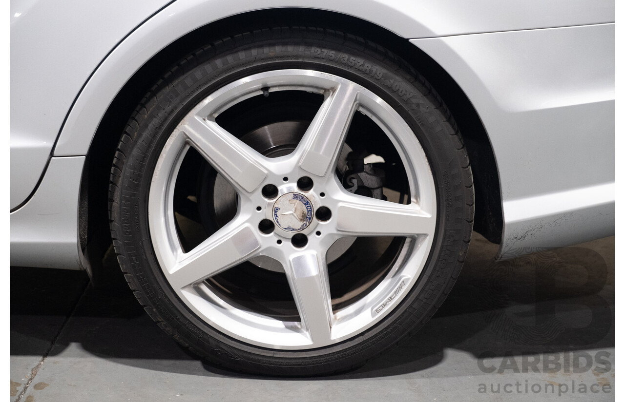 7/2012 Mercedes Benz CLS 350 CDI BE 218 AMG Pack 4d Coupe Iridium Silver Metallic Turbo Diesel V6 3.0L