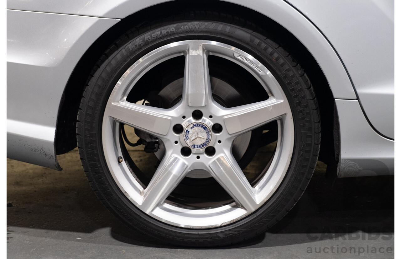 7/2012 Mercedes Benz CLS 350 CDI BE 218 AMG Pack 4d Coupe Iridium Silver Metallic Turbo Diesel V6 3.0L