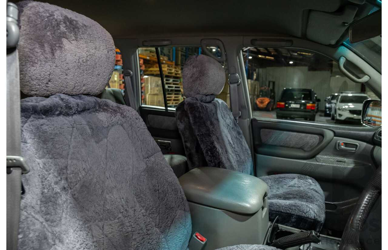 12/2000 Toyota Landcruiser GXL 100 Series (4x4) HDJ100R 4d Wagon Silver Turbo Diesel 1HD-FTE 4.2L