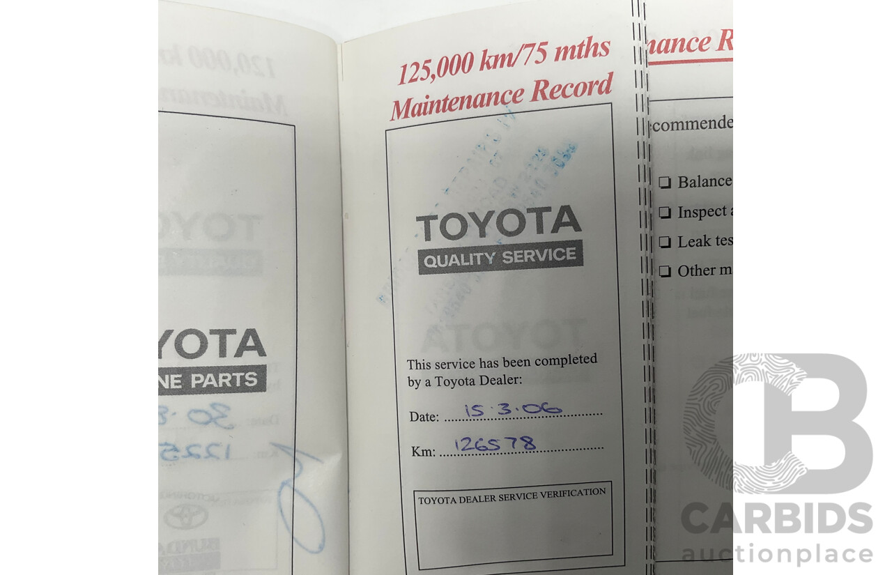 12/2000 Toyota Landcruiser GXL 100 Series (4x4) HDJ100R 4d Wagon Silver Turbo Diesel 1HD-FTE 4.2L