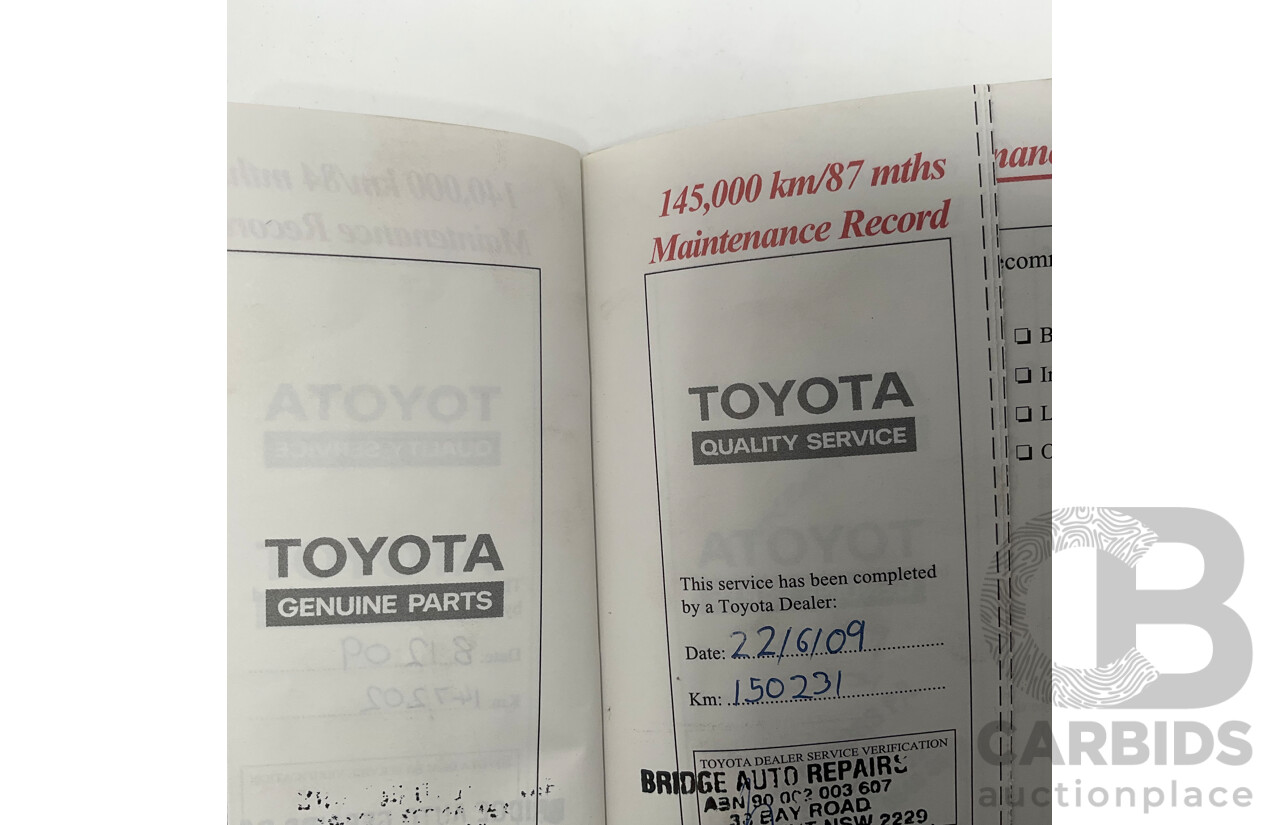 12/2000 Toyota Landcruiser GXL 100 Series (4x4) HDJ100R 4d Wagon Silver Turbo Diesel 1HD-FTE 4.2L