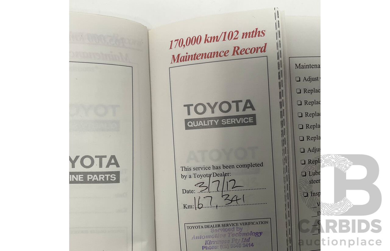 12/2000 Toyota Landcruiser GXL 100 Series (4x4) HDJ100R 4d Wagon Silver Turbo Diesel 1HD-FTE 4.2L