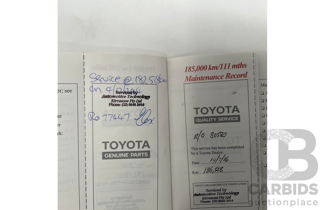 12/2000 Toyota Landcruiser GXL 100 Series (4x4) HDJ100R 4d Wagon Silver Turbo Diesel 1HD-FTE 4.2L