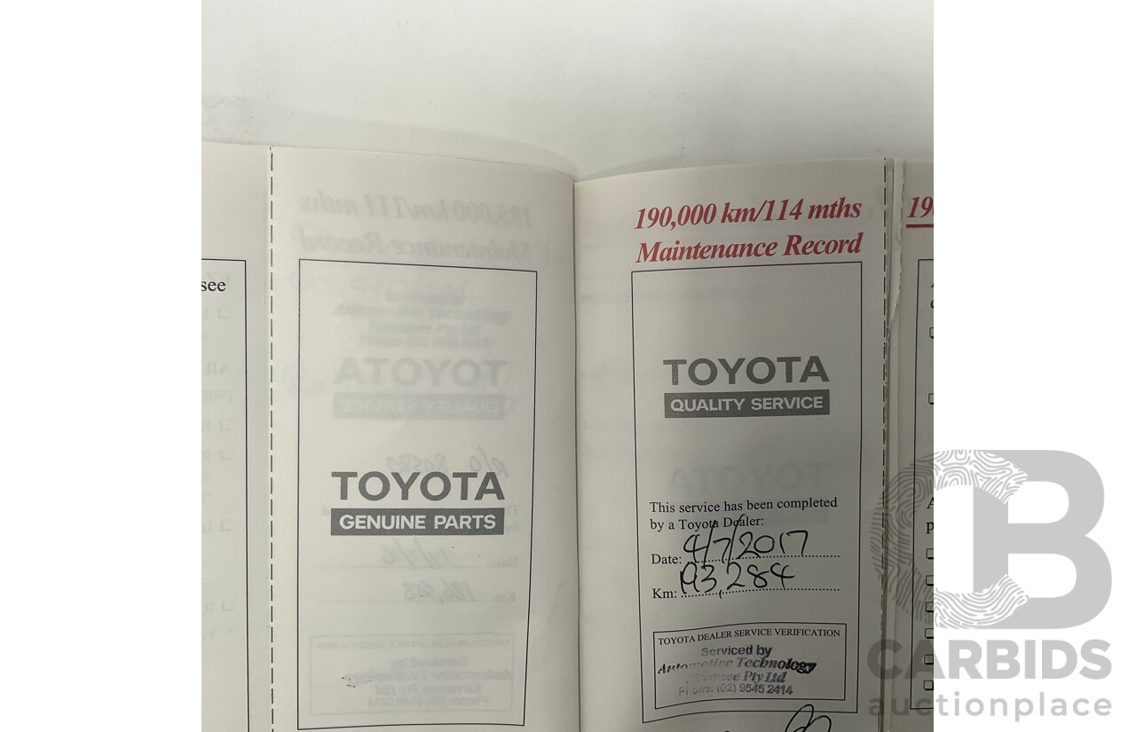 12/2000 Toyota Landcruiser GXL 100 Series (4x4) HDJ100R 4d Wagon Silver Turbo Diesel 1HD-FTE 4.2L