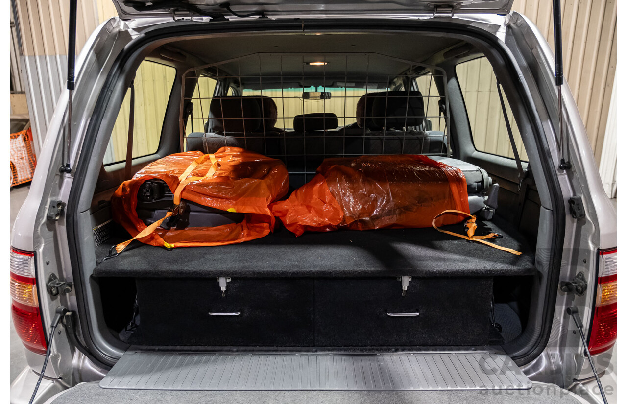 12/2000 Toyota Landcruiser GXL 100 Series (4x4) HDJ100R 4d Wagon Silver Turbo Diesel 1HD-FTE 4.2L