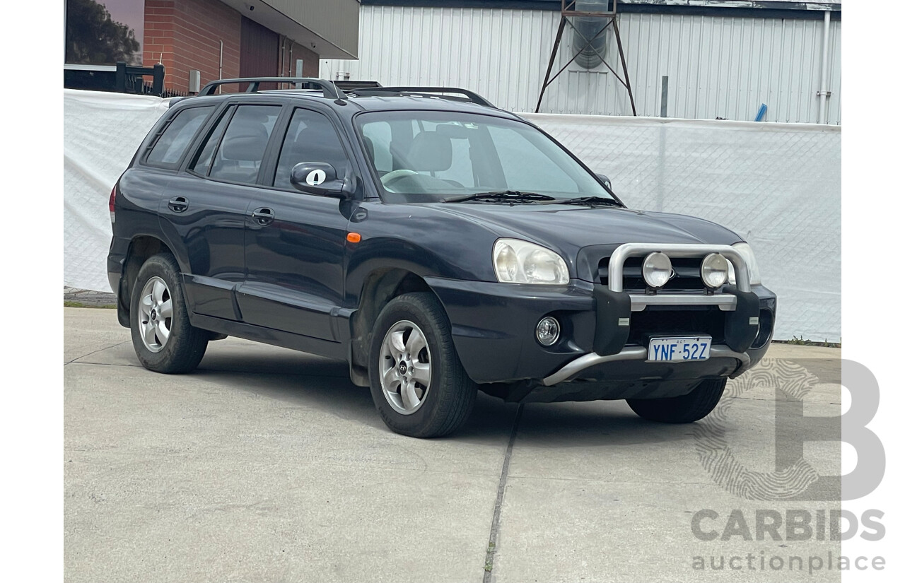 8/2005 Hyundai Santa Fe (4x4) 05 UPDATE 4d Wagon Grey 2.7L